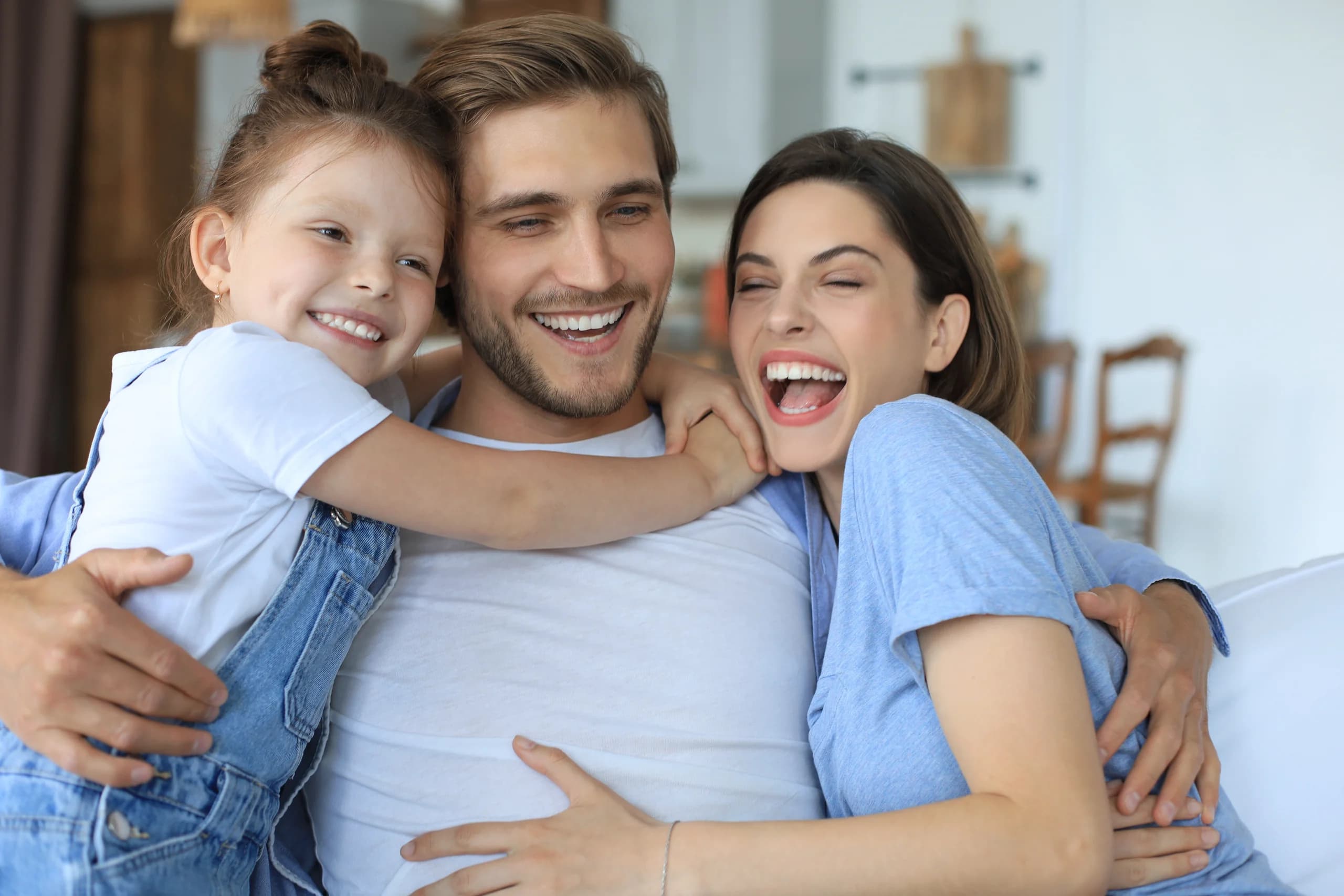 Calgary family supported by the Canadian Dental Care Plan